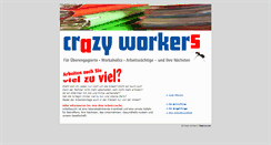 Desktop Screenshot of crazyworkers.ch